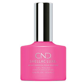 CND Shellac Luxe #121 ホットポップピンク