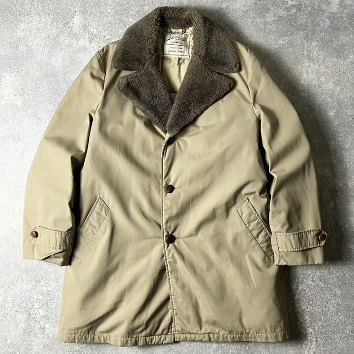 楽天市場】60s 70s 筆記体タグ LLBean 襟ボア グース ダウン 