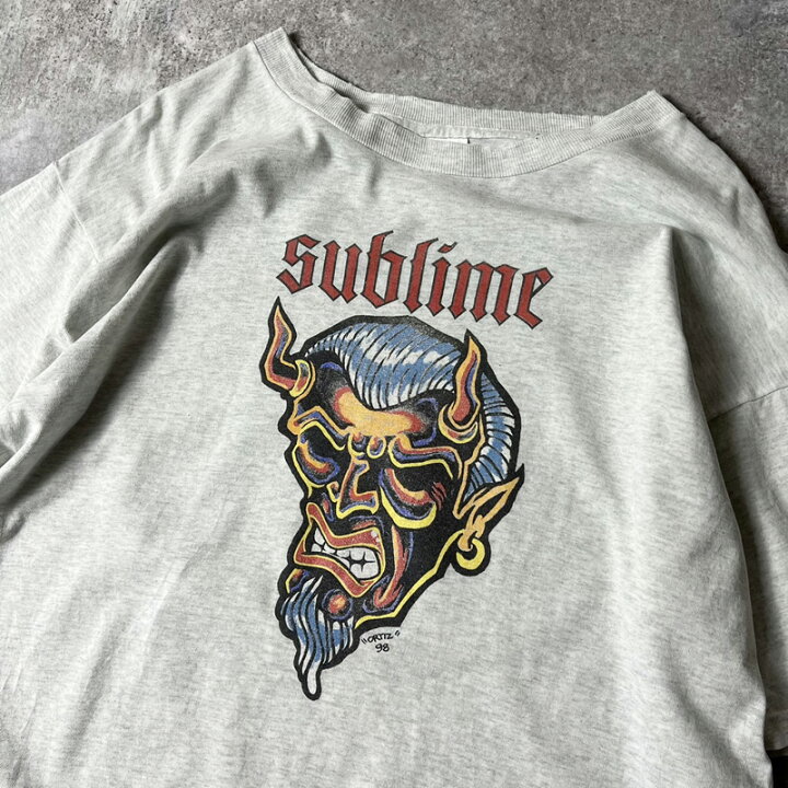 楽天市場】90s SUBLIME OPIE ORTIZ 鬼 アート プリント 半袖 Tシャツ 