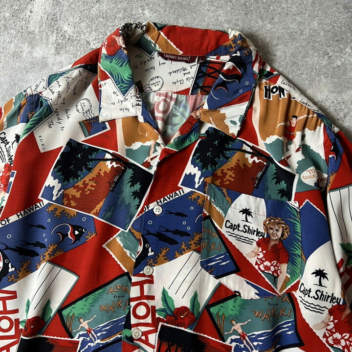 アメリカ古着]50-60年代ヴィンテージアロハシャツハワイアンシャツ 