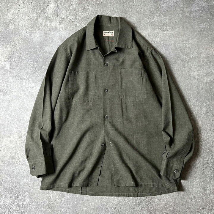 楽天市場】50s 60s 三菱 MITSUBISHI 無地 長袖 レーヨン ボンネル 