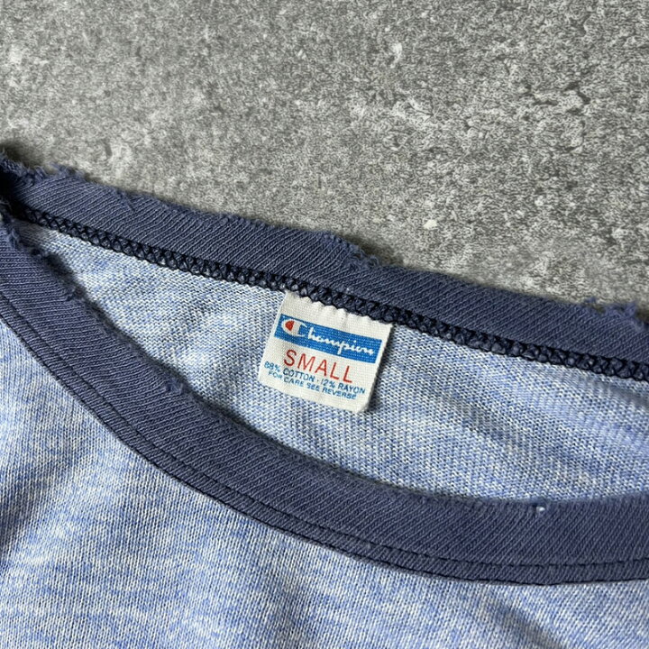楽天市場】雰囲気系 70s USA製 Champion バータグ 88/12 染み込み 