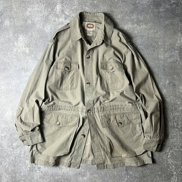 楽天市場】80s 旧タグ BANANA REPUBLIC コットン サファリ ジャケット 