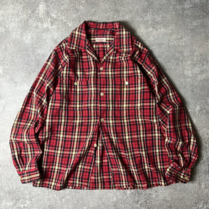 楽天市場】50s WRINKLE-SHED DAN RIVER コットン チェック 長袖 