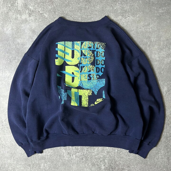 楽天市場】90s USA製 初期 銀タグ NIKE ビッグ ロゴ プリント 