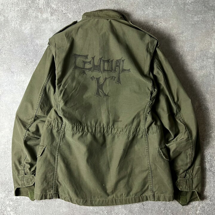 楽天市場】ハンドペイント 80s US ARMY 米軍実物 M-65 フィールド 