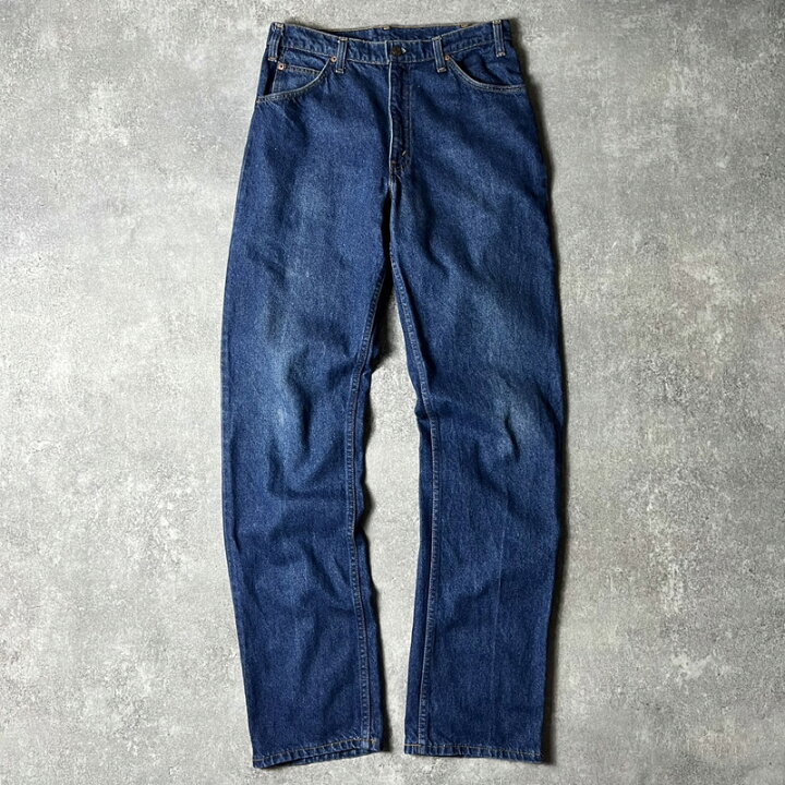 楽天市場】濃紺 90s USA製 Levis 518 0215 デニム パンツ 32 36 / 90 