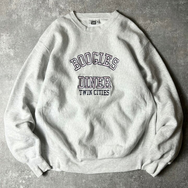 楽天市場】90s USA製 Lee 3段 カレッジ ロゴ 刺繍 RWタイプ スウェット 