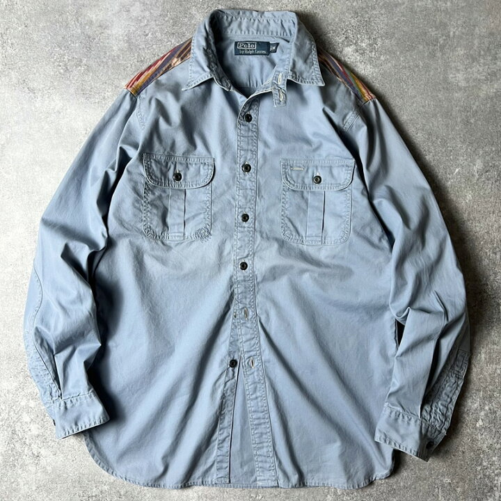 楽天市場】90s POLO RALPH LAUREN ネイティブ 切替 チンストラップ 