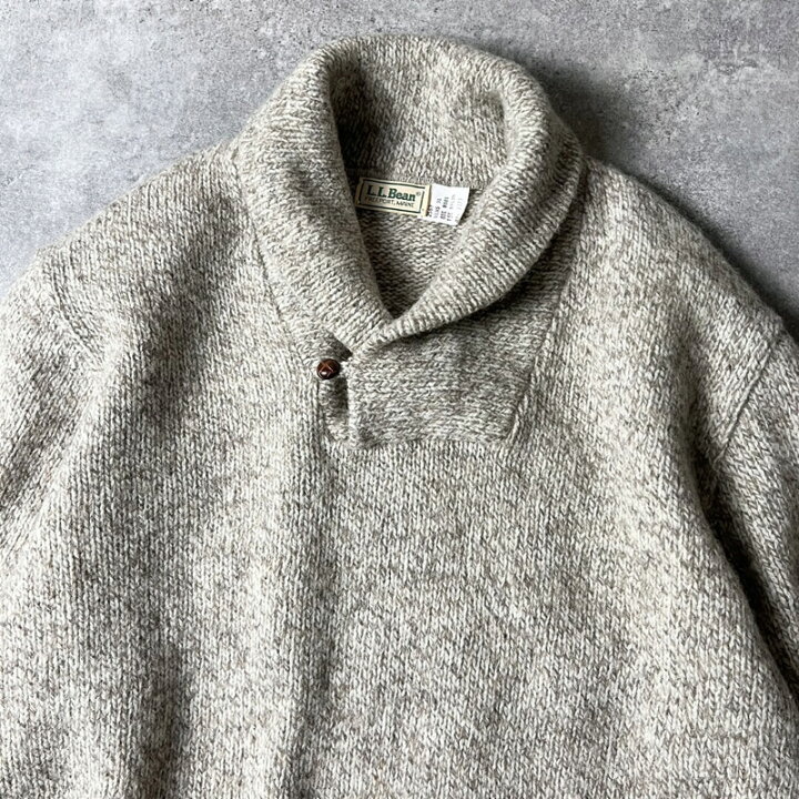 楽天市場】80s LLBean ショールカラー ウール ニット セーター XL / 80 