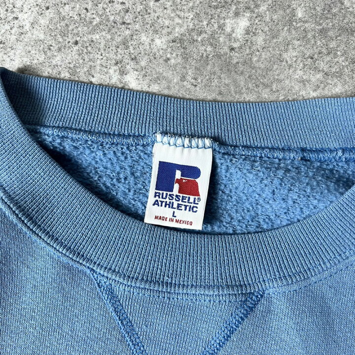 楽天市場】90s RUSSELL 3段 カレッジ ロゴ 刺繍 スウェット トレーナー 
