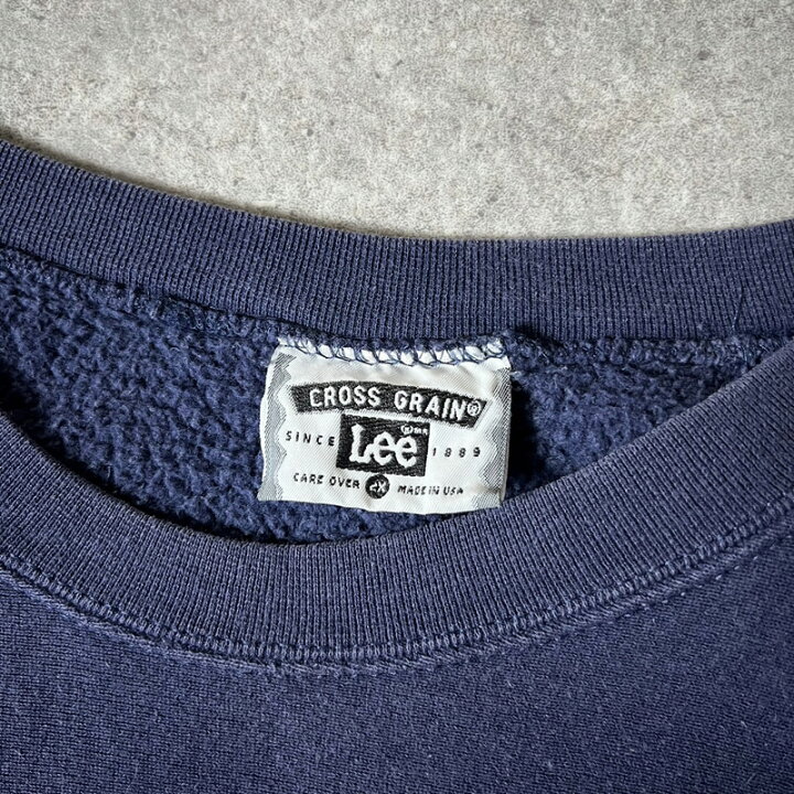 Lee 【ロング】 ? 企業 ロゴ 刺繍 RWタイプ スウェット トレーナー XL 