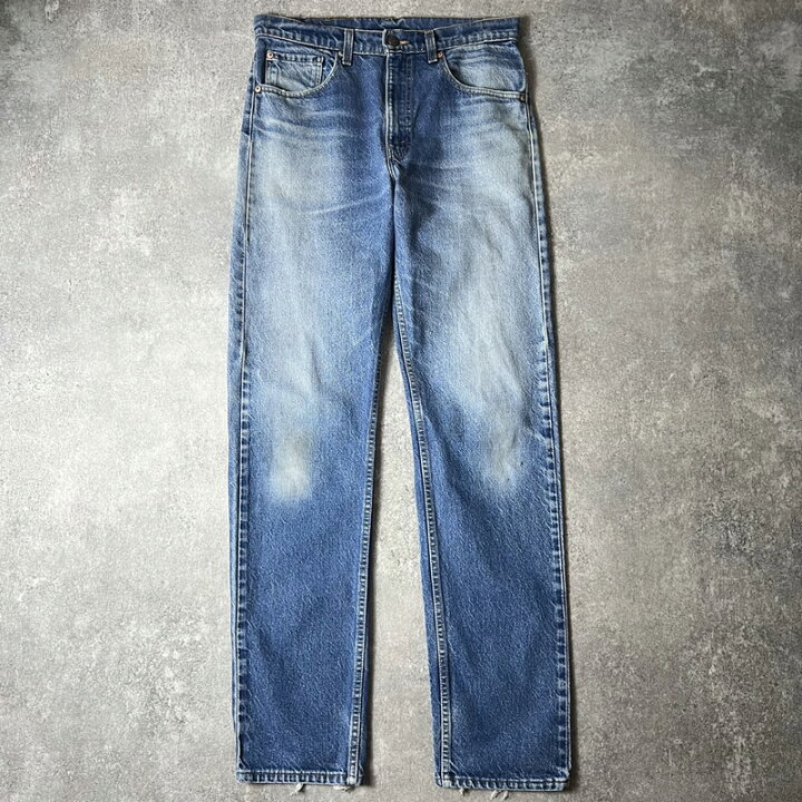楽天市場】ヒゲ 90s USA製 Levis 505 デニム パンツ 33 34 / 90年代 