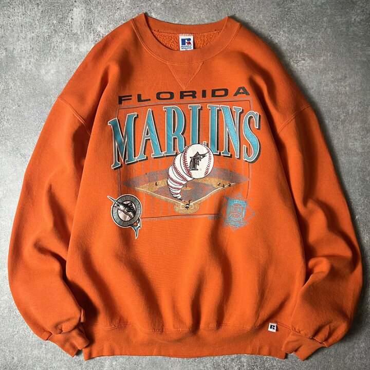 楽天市場】90s USA製 RUSSELL MLB フロリダ マーリンズ プリント 前V 