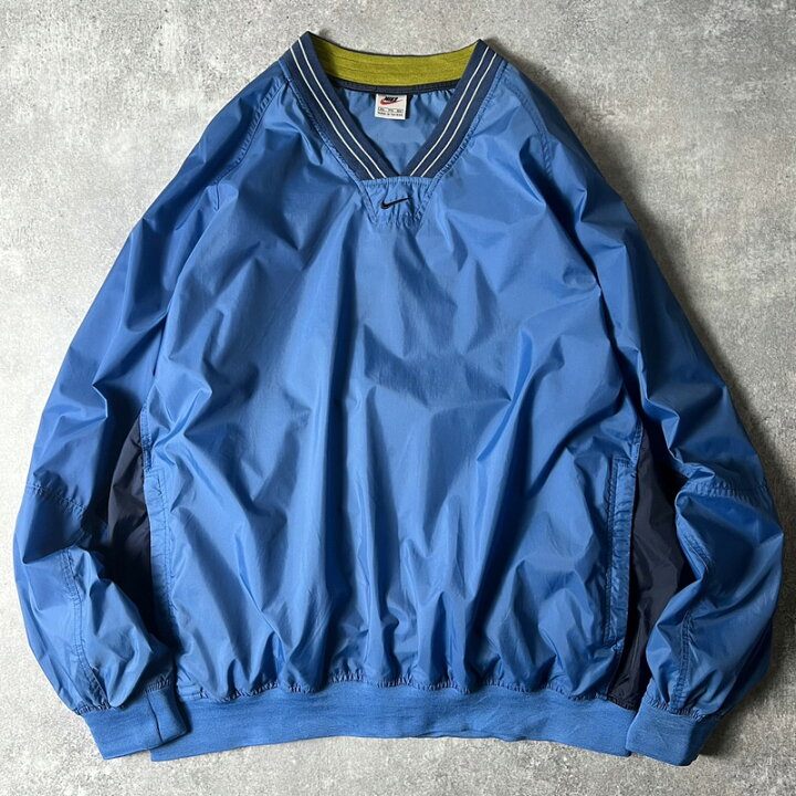 楽天市場】90s NIKE センター スウォッシュ ロゴ 刺繍 プルオーバー  