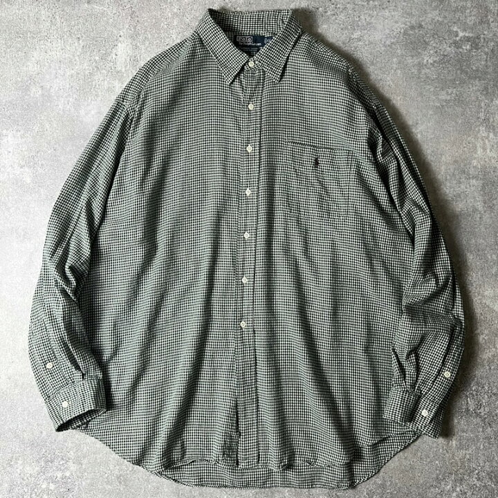 楽天市場】90s POLO RALPH LAUREN ギンガム チェック 長袖 コットン 