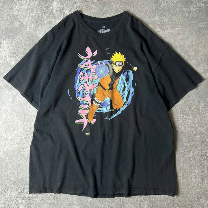 楽天市場】00s NARUTO 疾風伝 ナルト 螺旋丸 プリント 半袖 Tシャツ 