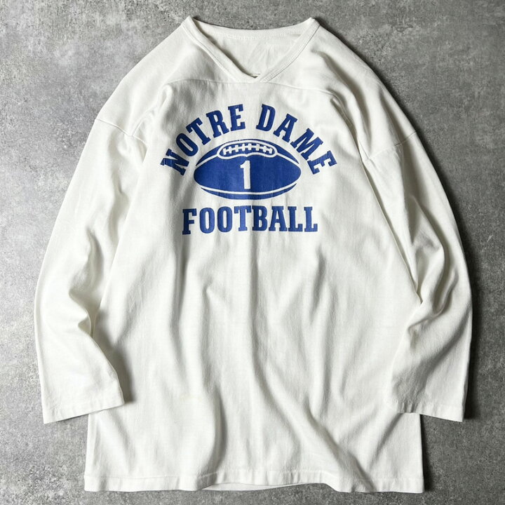 古着屋 GREEN HEAVEN その他のトップス ページ 70S RUSSELL ATHLETIC 金タグ フットボールT デッドストック