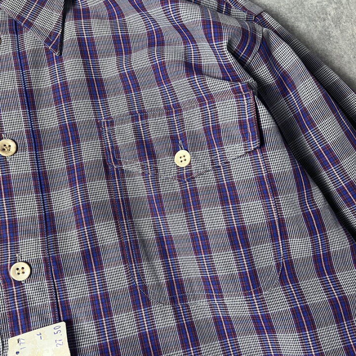 楽天市場】デッドストック 70s Hathaway チェック 長袖 コットン 
