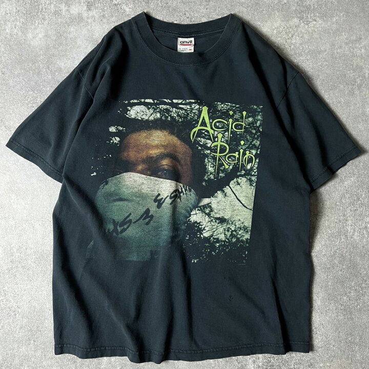 楽天市場】00s ESHAM Acid Rain オフィシャル プリント 半袖 Tシャツ M 