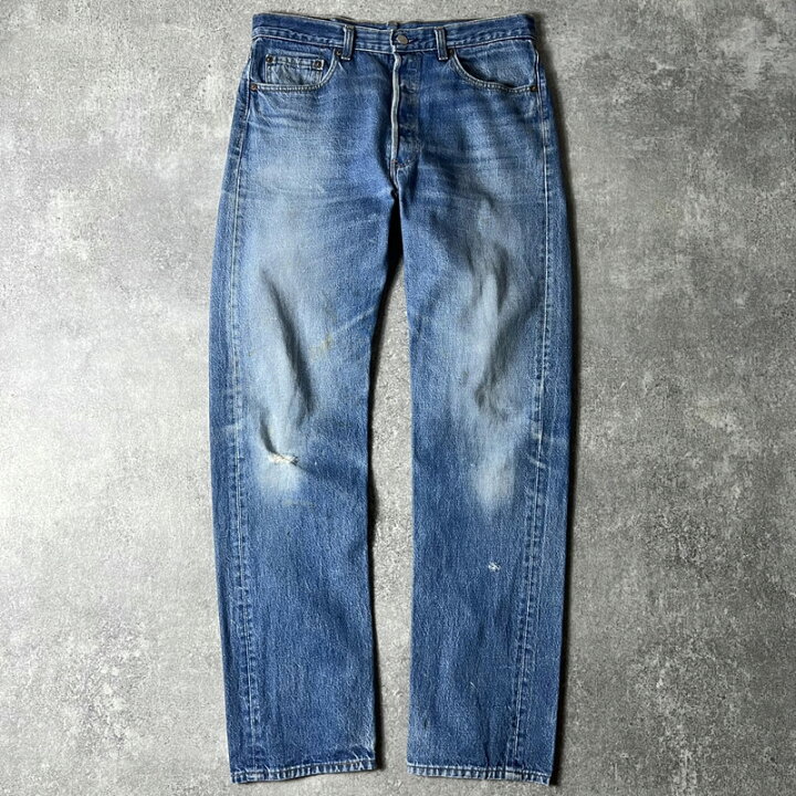 楽天市場】ヒゲ 90s USA製 Levis 501 0115 デニム パンツ 34 34 / 90 