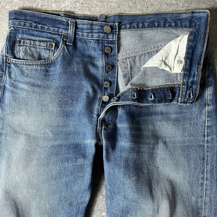 楽天市場】ヒゲ 90s USA製 Levis 501 0115 デニム パンツ 34 34 / 90 