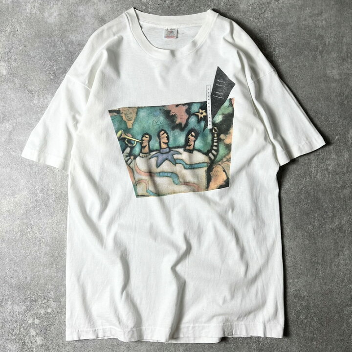 楽天市場】90s USA製 企業物 アート プリント 半袖 Tシャツ L / 90年代