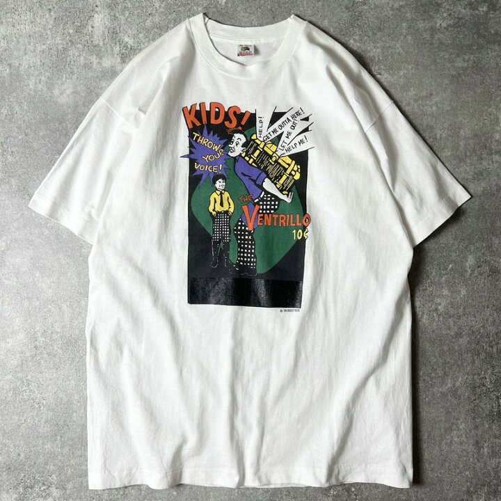 楽天市場】90s USA製 キャラクター メッセージ プリント 半袖 Tシャツ 