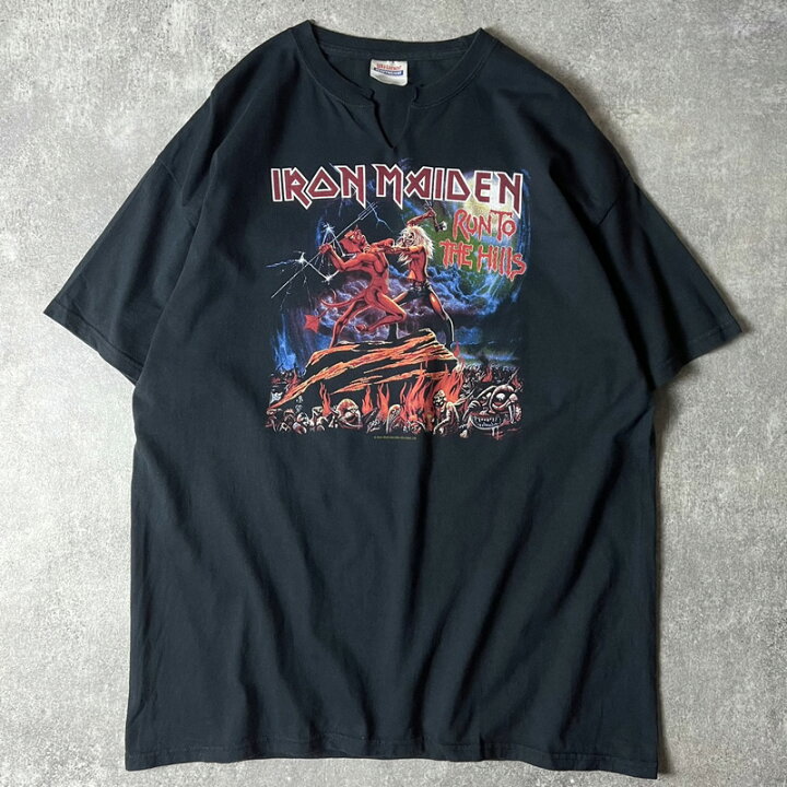 楽天市場】00s IRON MAIDEN オフィシャル Run to the Hills プリント 