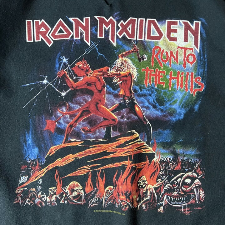 楽天市場】00s IRON MAIDEN オフィシャル Run to the Hills プリント 