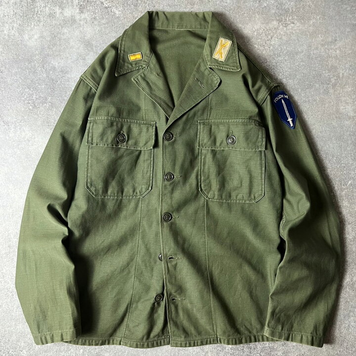 楽天市場】60s US ARMY 米軍実物 OG-107 コットン サテン 