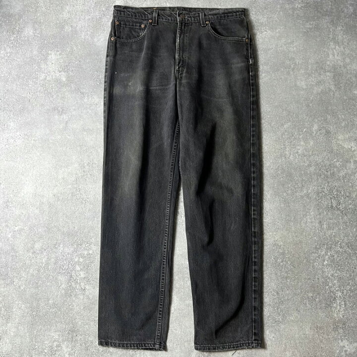楽天市場】90s USA製 Levis 550 ブラック デニム パンツ 36 32 / 90  