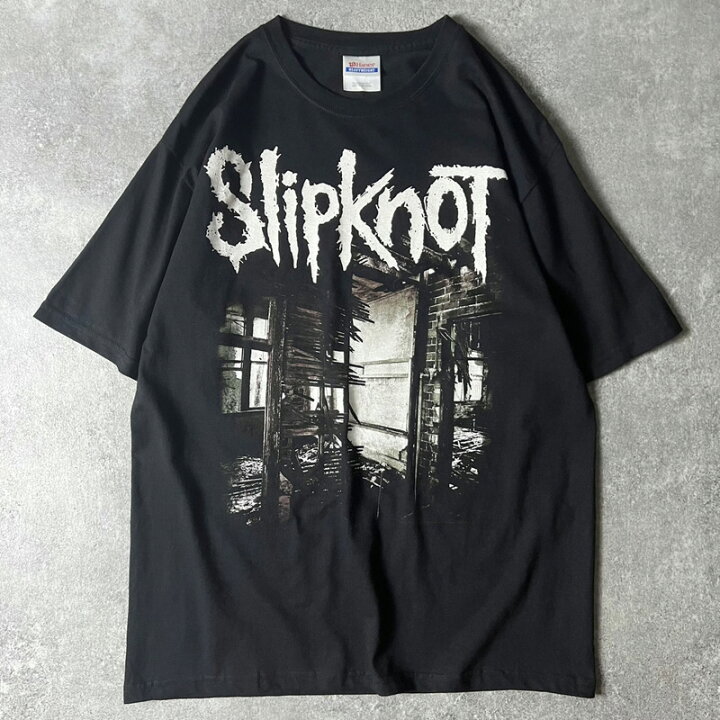 楽天市場】00s Slipknot オフィシャル 両面 プリント 半袖 Tシャツ M  