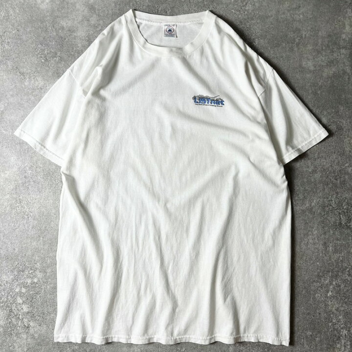 楽天市場】90s LISTnet 両面 企業物 プリント 半袖 Tシャツ XL / 90 