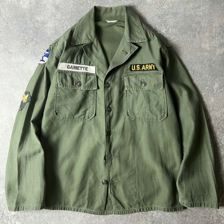 楽天市場】60s US ARMY 米軍実物 OG-107 コットン サテン 