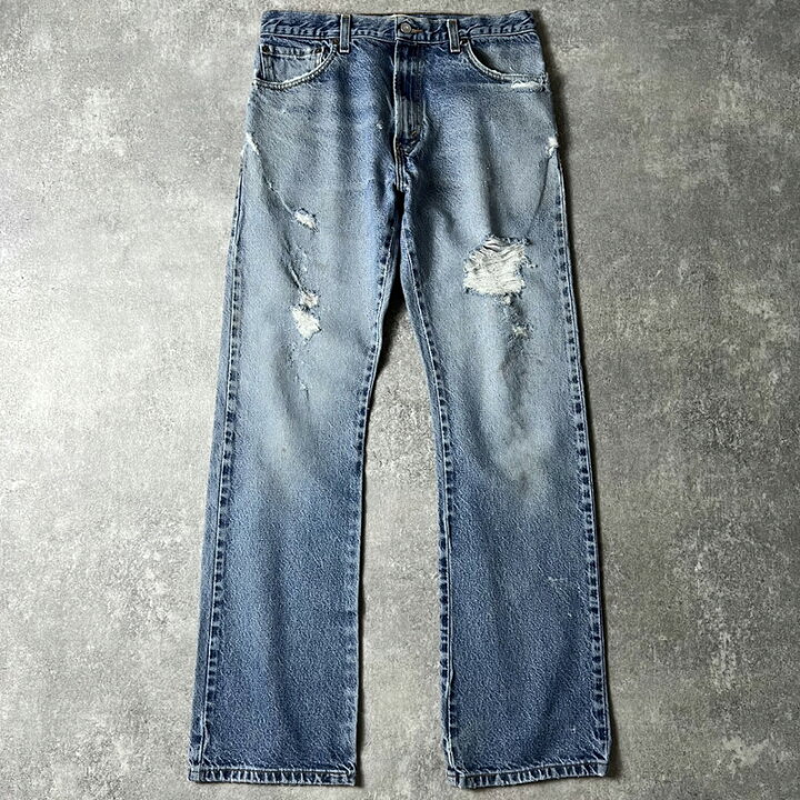 楽天市場】00s Levis 517 フレア クラッシュ デニム パンツ 33 34 / 00 