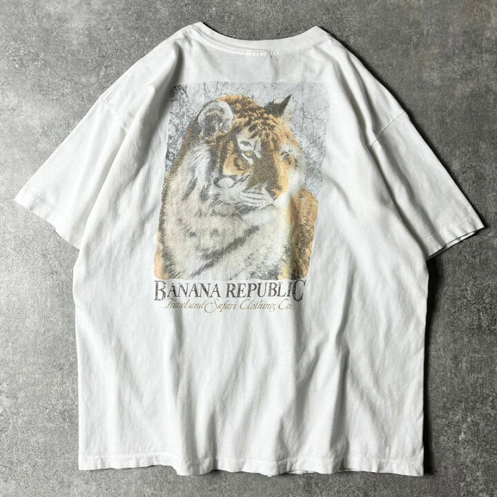 楽天市場】80s BANANA REPUBLIC TRAVEL&SAFARI アニマル プリント 半袖 