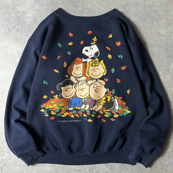 楽天市場】90s USA製 ピーナッツ オフィシャル スヌーピー プリント 