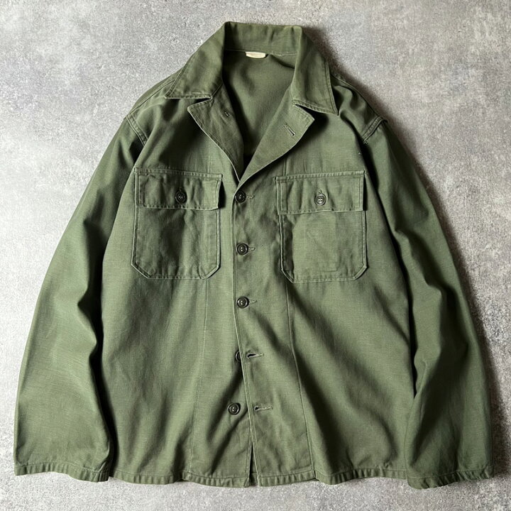 楽天市場】60s US ARMY 米軍実物 OG-107 コットン サテン 