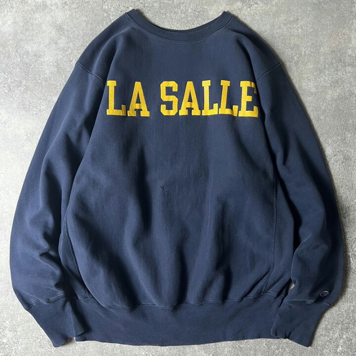 楽天市場】90s トリコタグ Champion カレッジ ロゴ プリント リバース 