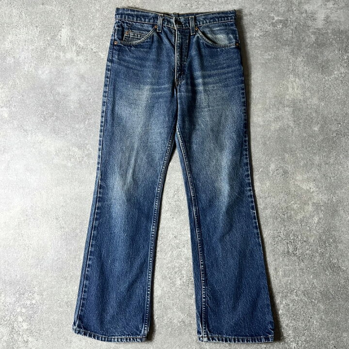 楽天市場】ヒゲ 80s USA製 Levis 517 0217 フレア デニム パンツ 31 31  