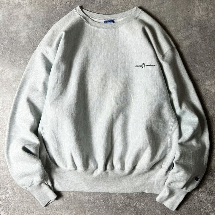 楽天市場】00s Champion 企業 ロゴ 刺繍 リバースウィーブ スウェット  
