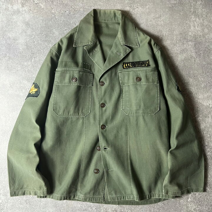 楽天市場】50s US ARMY 米軍実物 OG-107 コットン サテン 