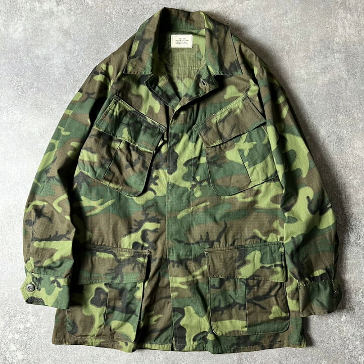 楽天市場】60s US ARMY 米軍実物 4th ERDL グリーンリーフ カモ  