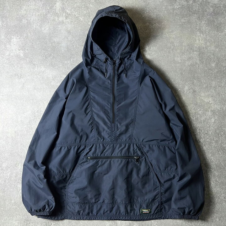 楽天市場】80s LLBean ハーフジップ ナイロン アノラック パーカー 
