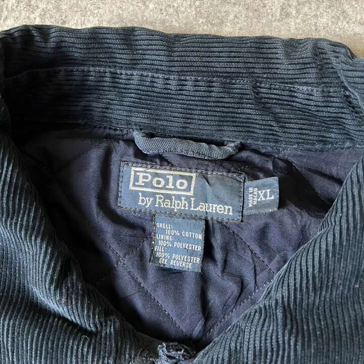 楽天市場】90s POLO RALPH LAUREN 中綿 キルティング コットン ハーフ 