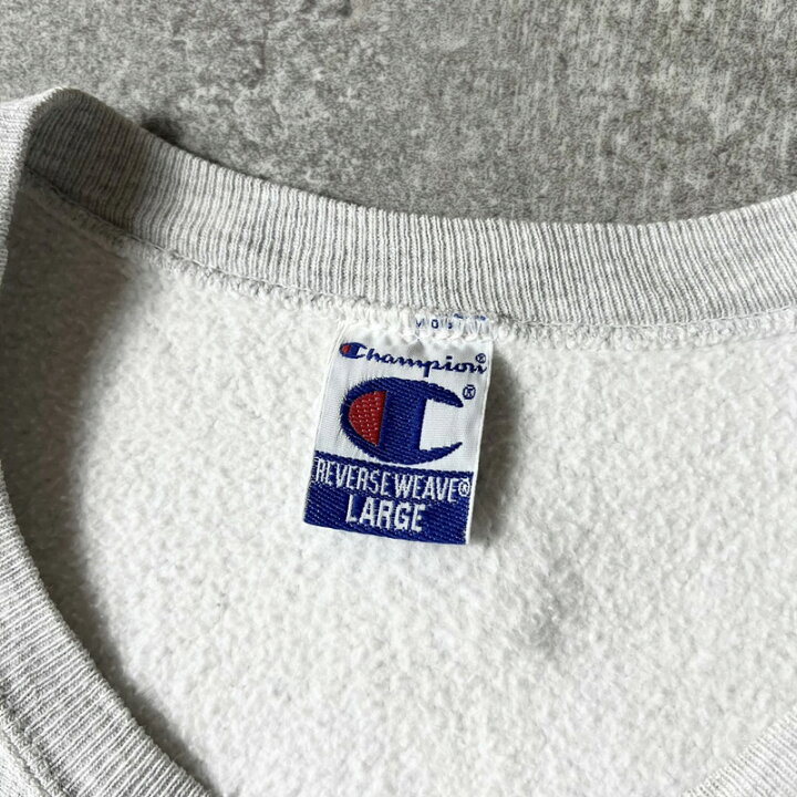 楽天市場】90s Champion 企業 ロゴ 刺繍 リバースウィーブ スウェット 