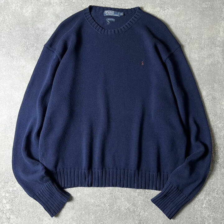 楽天市場】90s POLO RALPH LAUREN コットン ニット セーター XXL / 90 