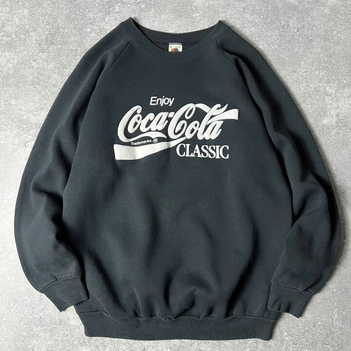 楽天市場】90s USA製 コカ コーラ ロゴ 発泡 プリント スウェット 