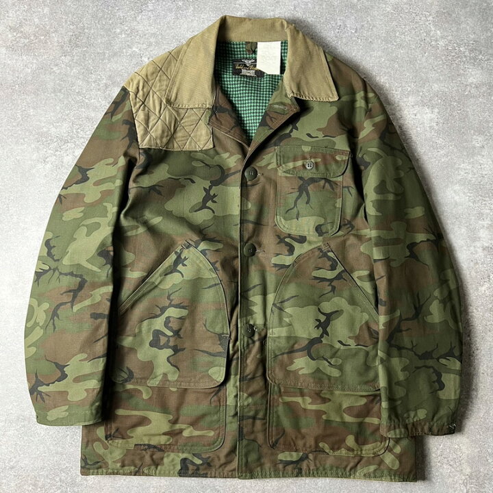 楽天市場】70s USA製 Field and Fireside リーフ カモ 迷彩 